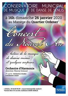 CONSERVATOIRE de SENLIS - Concert Nouvel An 2020
